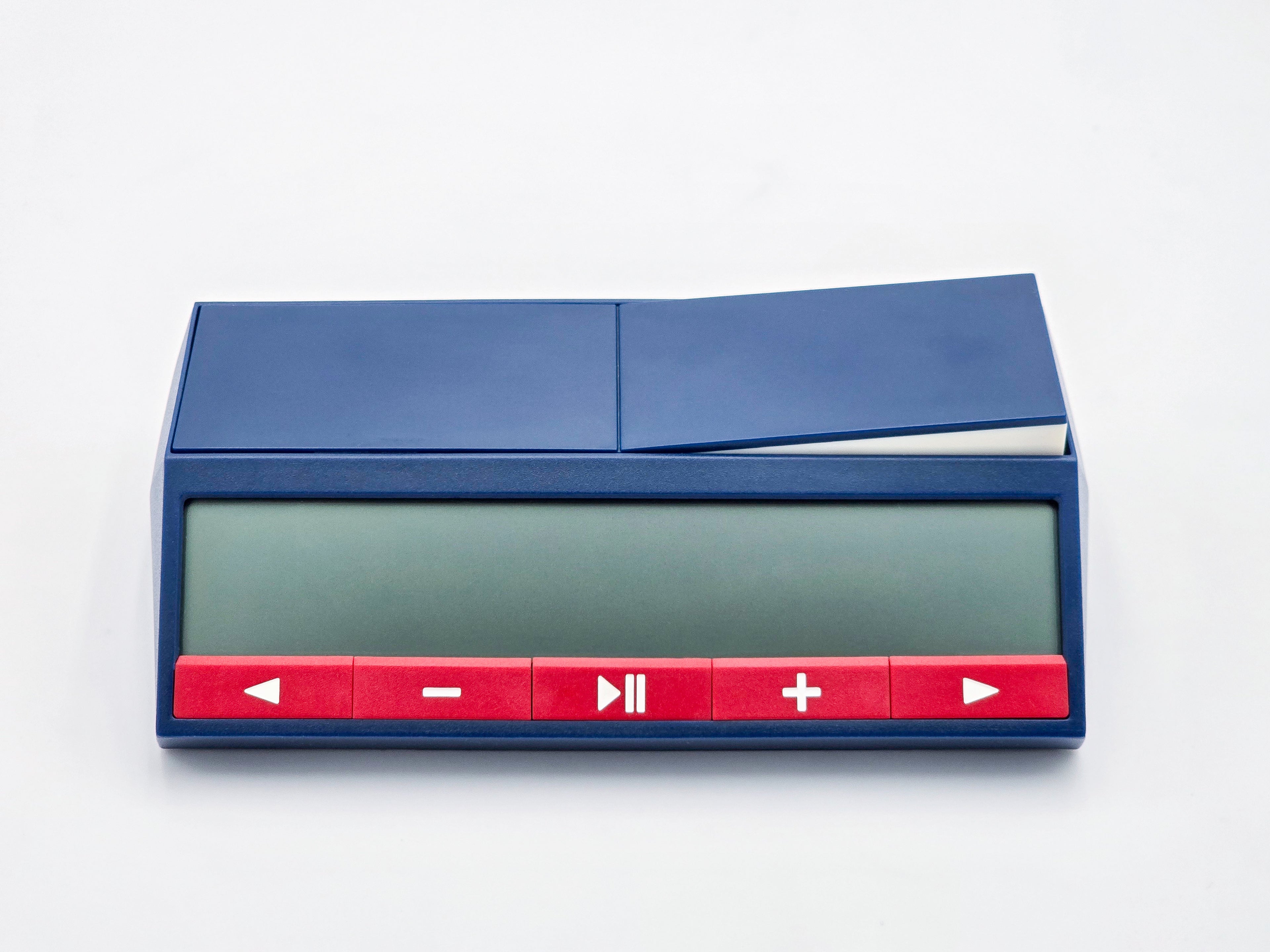 DGT North American 2024 Chess Clock in Light Box Blank Front Side