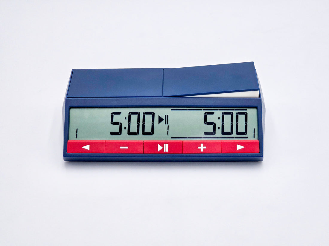 DGT North American 2024 Chess Clock in Light Box (Front Shot)