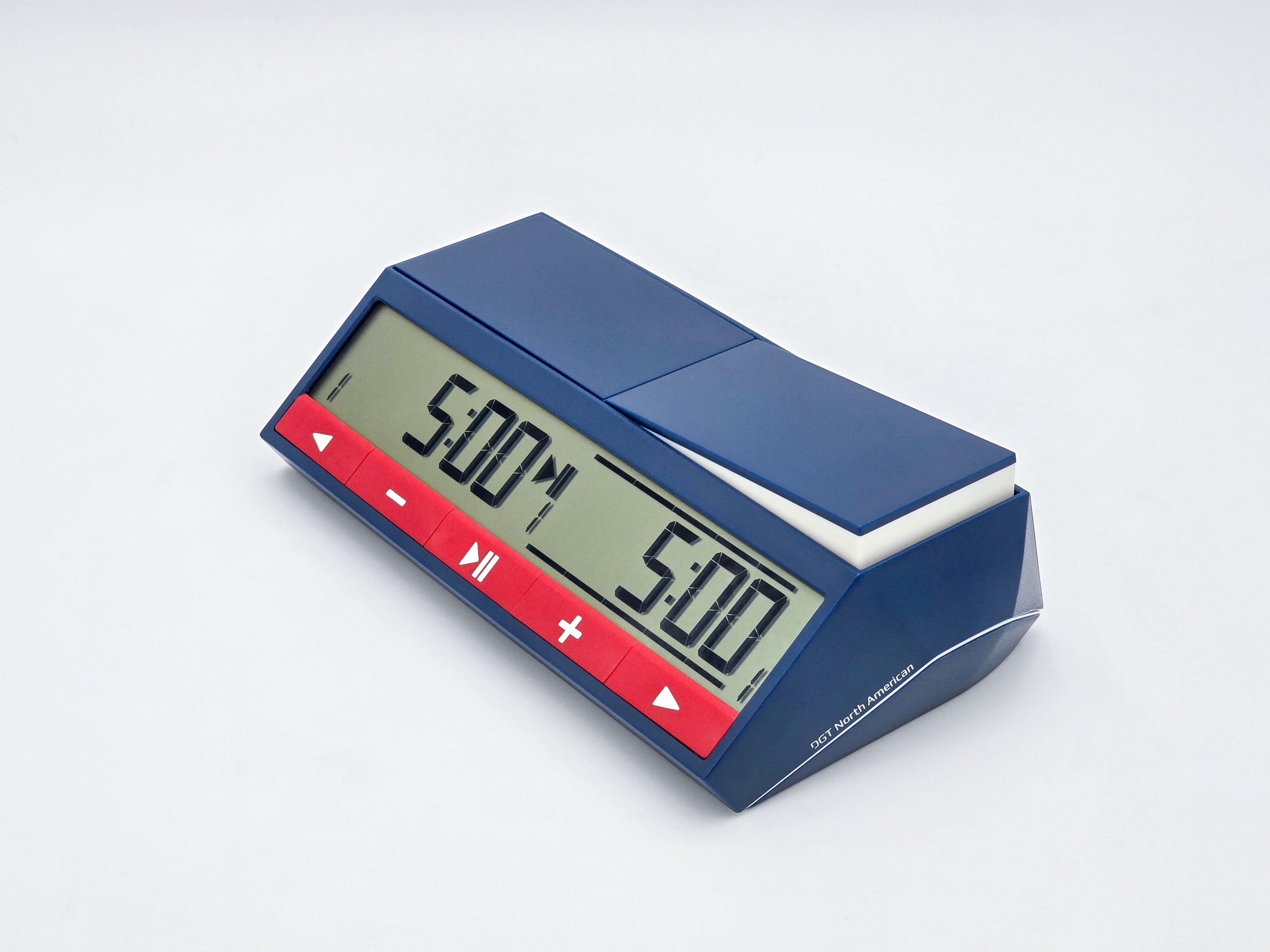 DGT North American 2024 Chess Clock in Light Box (Right Angle)