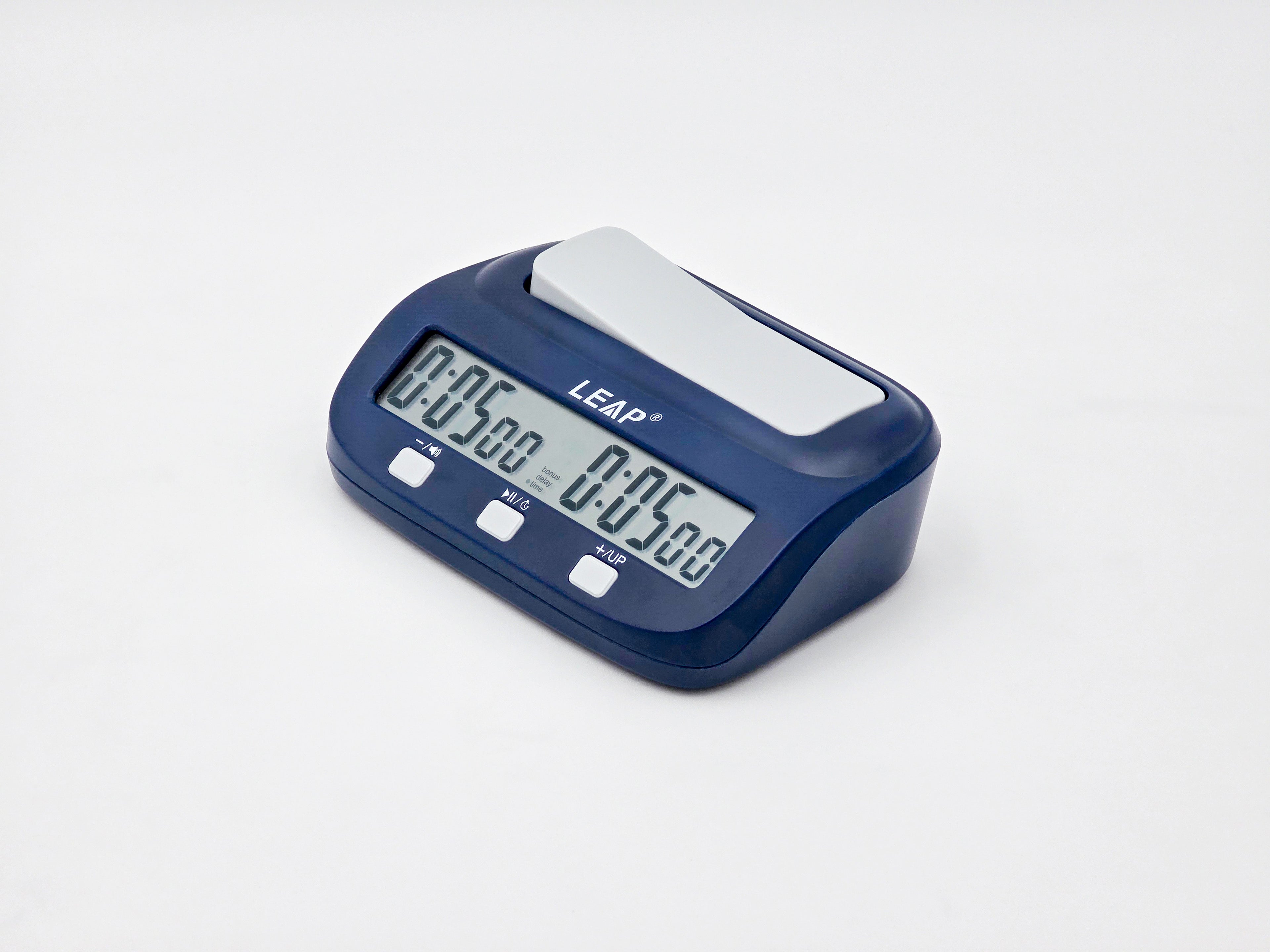 Leap PQ9923 Chess Clock in Light Box (Right Angle).