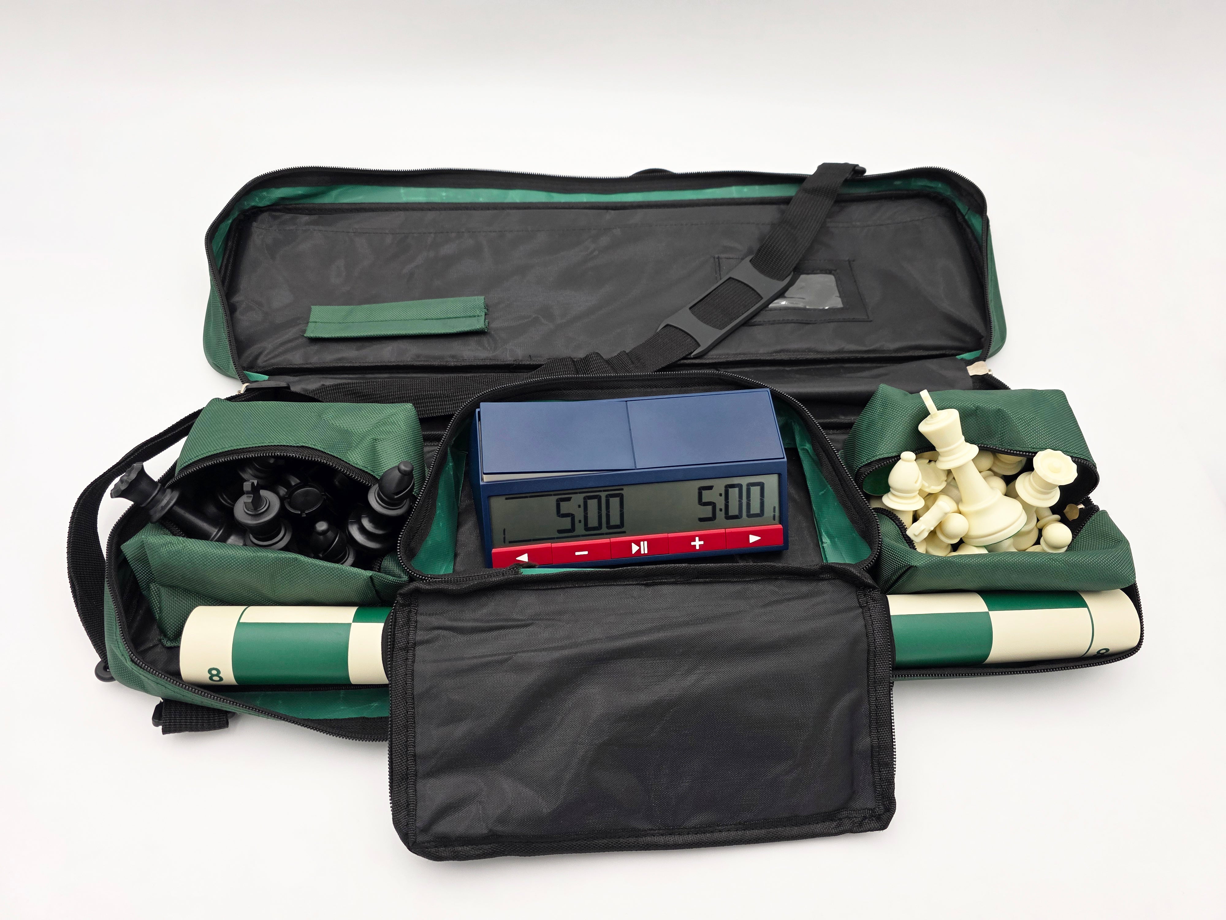 Tournament Chess Set (Triple-Weighted) with Vinyl Chess Board