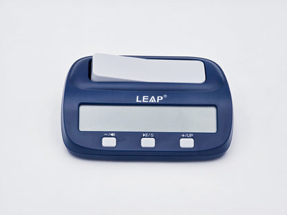 Leap PQ9923 Chess Clock in Light Box Blank Front Shot.