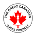 The Great Canadian Chess Company Logo with a King in a Maple Leaf in the Centre